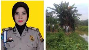 Coba Selamatkan Adiknya Polwan Cantik Bripka Anina Tewas Terjatuh ke Sungai di Kampungnya