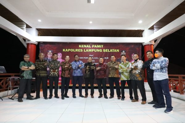 Pemkab Lamsel Gelar Kenal Pamit Kapolres