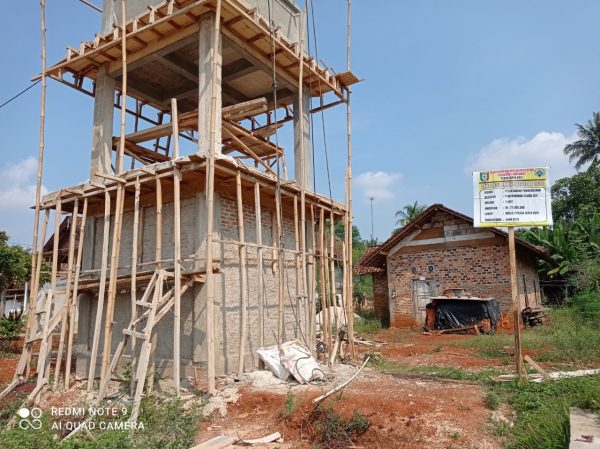 Bangunan Fisik Dana Desa di Pekon Waya Kruy Pringsewu Bernilai Rp600 Juta Lebih Mangkrak