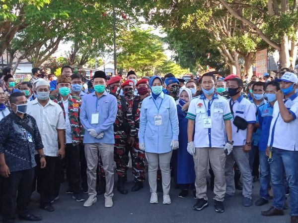 Pawai Budaya Kawal Hipni-Melin Daftar ke KPU