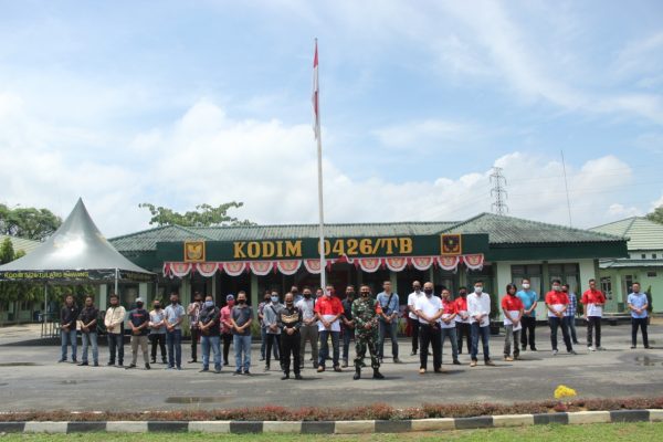 Kodim Tulang Bawang Cofee Morning Bersama Wartawan