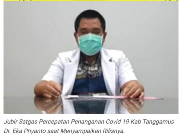 Pasien Covid-19 Kabupaten Tanggamus Bertambah