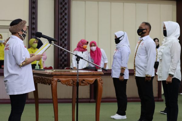 Pengurus Asosiasi Instruktur Aerobik dan Fitness Indonesia Lampung Dikukuhkan