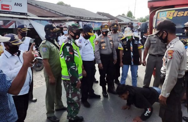 Pemkab Gelar Operasi Yustisi, Puluhan Warga Lamsel Tak Pakai Masker Dapat Sanksi