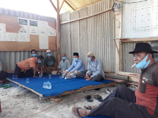 Silahturahmi Dengan Masyarakat Ketapang Hipni Siap Lanjutkan Pembangunan Masjid Sanifatul Huda