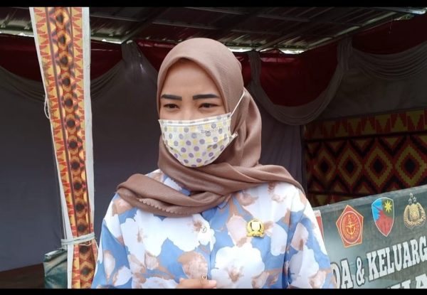 Hevita Tinjau Posko Covid-29 Tulang Bawang Minta Segera Diaktifkan Kembali