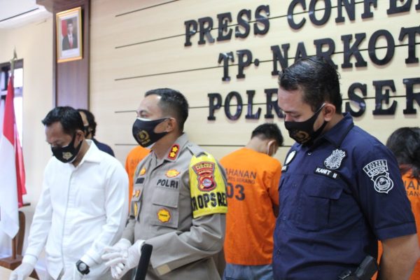 Polres Serang Bongkar Jaringan Narkoba Antar Provinsi