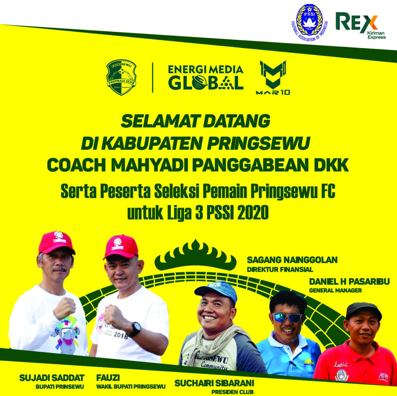 Seleksi Pringsewu FC Diminati Peserta Luar Lampung