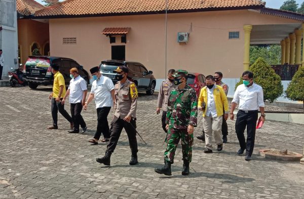 Kapolres dan Dandim Lampung Timur Kunjungi Posko Dawam-H Azwar Hadi