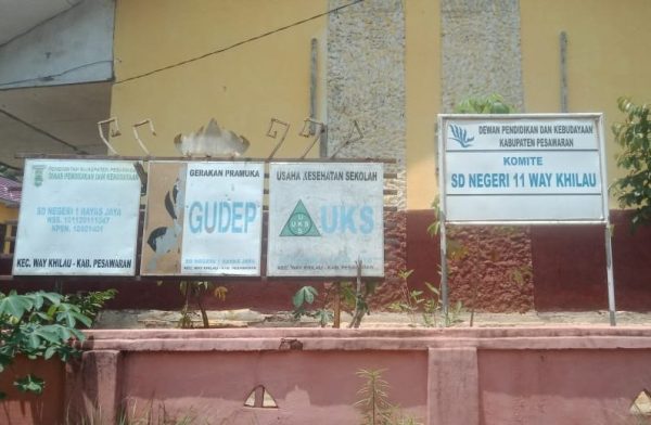 Rehab Lima Ruang Kelas dan Satu Kantor SD Negeri 11 Bayas Jaya Tidak Transparan Kelola Dana DAK