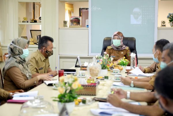 Pemprov Lampung Kembangan Business Plan Bank Sampah dan Taman Desa Hanura