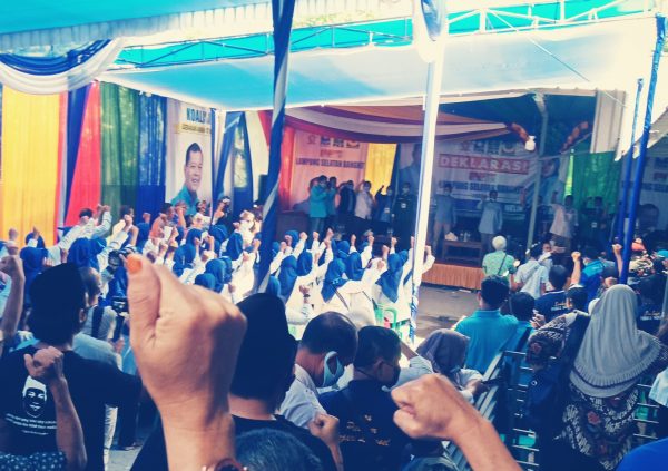 Teriakan Hipni Bupati Melin Menang Bergema di Deklarasi Lampung Selatan Bangkit