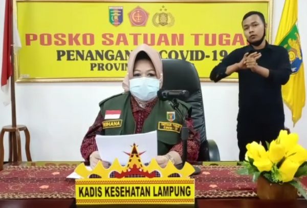 Weekend 19-20 September 2020 Covid-19 Lampung Nambah 34 Orang
