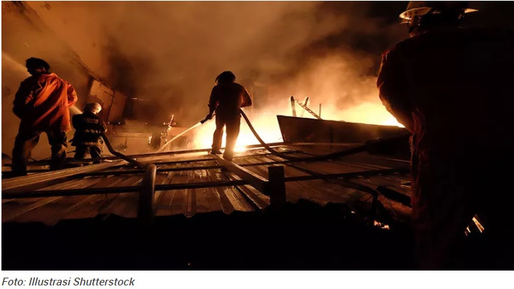 Gedung Kemensos Terbakar