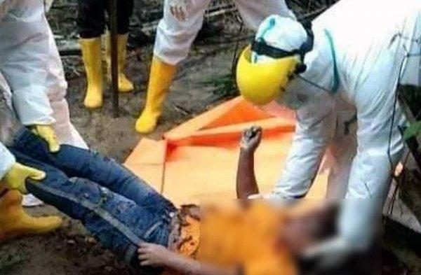 Pelajar SD Dibunuh Pacar Ibunya Yang Cemburu Mayat Terikat di Pohon Sawit Pake Kaos SMKN Menggala