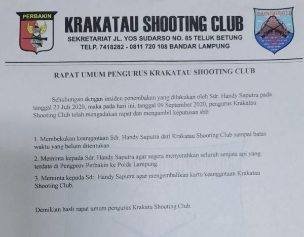 Aksi Koboi Anggota Perbakin Koh Ahan Tembaki Nelayan Pencari Ikan Sekitar Way Ratai Dengan Peluru Tajam