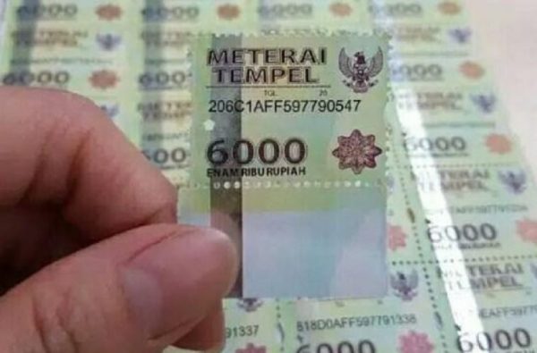 Tahun 2021 Bea Materai Tunggal Rp10 Ribu Berlaku Untuk Nilai Diatas Rp5 Juta