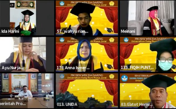 Universitas Saburai Wisuda Virtual 628 Sarjana dan Pascasarjana