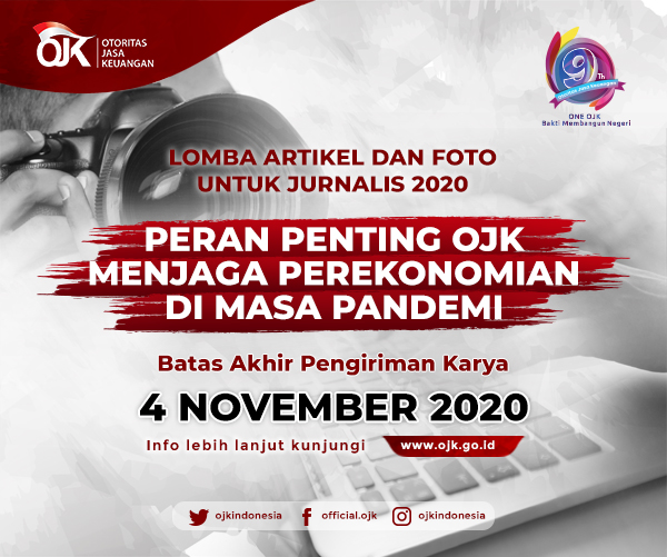 OJK GelarLomba Artikel dan Foto untuk Jurnalis 2020