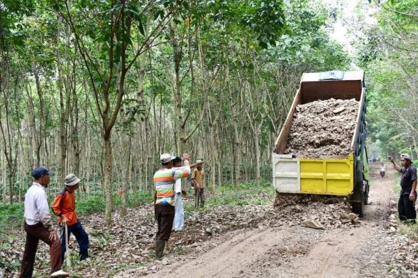 Kampanye Kirim 50 Truk Batu Sabes Calon Bupati Nomor 1  Pesawaran Terancam Pidana Pemilu