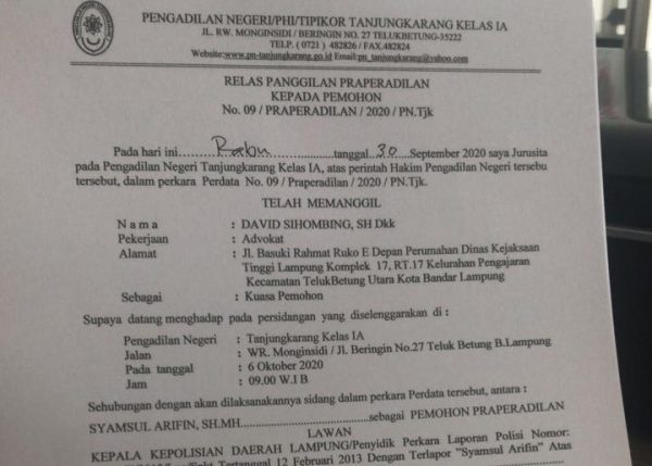 Dugaan Kriminalisasi Kasus Pengacara Syamsul Arifin Perkara SMS Hingga Jadi Buron Tujuh Tahun?