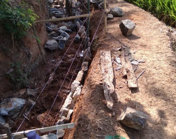 Lapor Pak Kapolda Ada Proyek Irigasi Siluman dan Dikerjakan Asal Jadi di Way Khilau