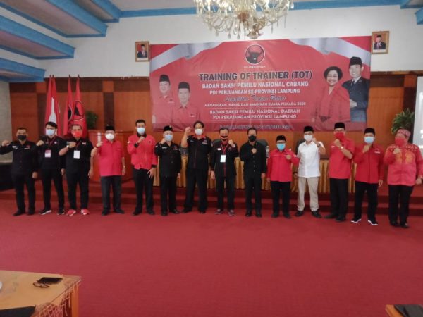 BSPN PDIP Lampung TOT Saksi Pilkada 2020