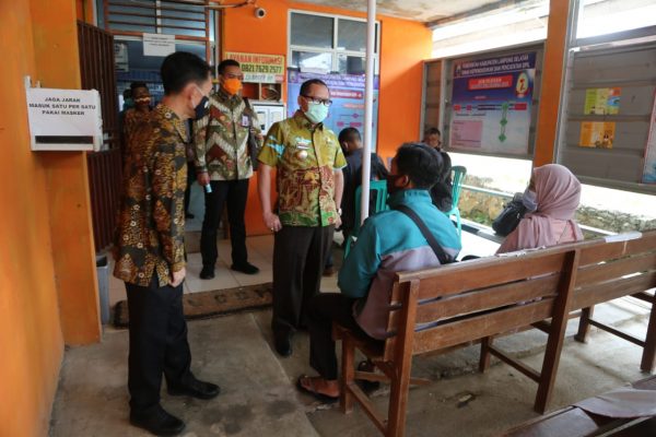 Monitoring Pelayanan di Disdukcapil, Sulpakar Ingatkan Protokol Kesehtan Covid-19