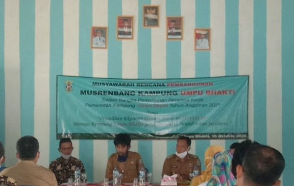 Kampung Umpu Bhakti Gelar Musrenbang Usulan Pembangunan 2021