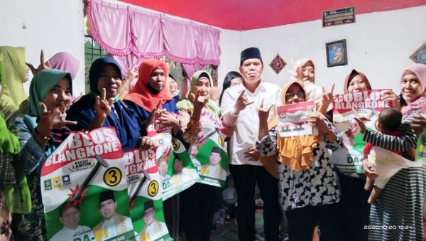 Dawam Rahardjo-Azwar Hadi Kampanye Dialogis Terbatas di Desa Braja Luhu