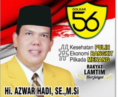 Hut Golkar 56 Momen Azwar Hadi Dampingi Dawam Pimpin Lampung Timur