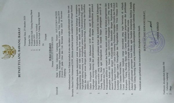 Bertentangan Dengan Edaran Umar Ahmad Festival Bambu Tulang Bawang Barat Terancam Batal?