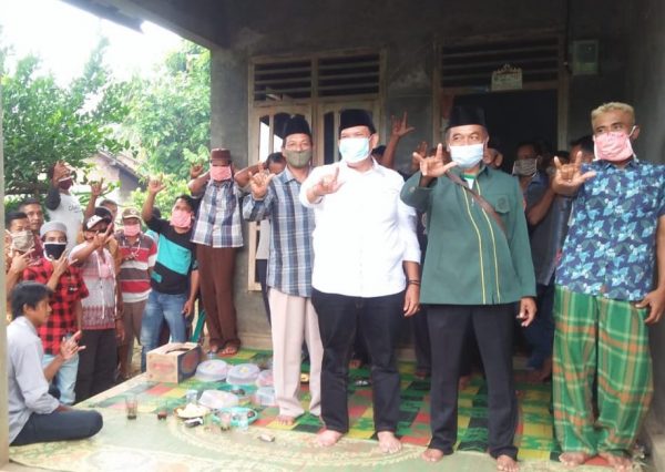 Calon Bupati Nomor 3 Lampung Timur Sapa Warga Desa Bungkuk