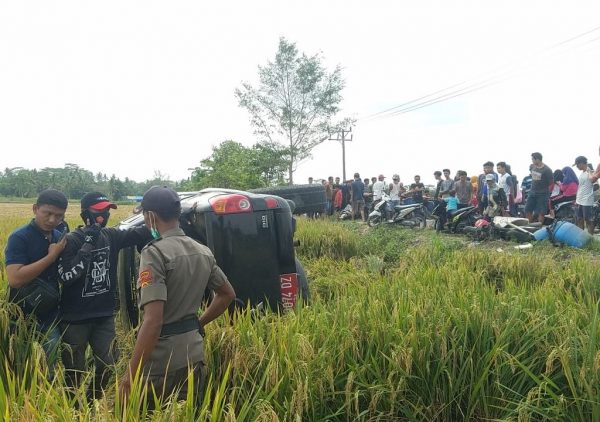 Mobil Dinas Patwal Bupati Lampung Selatan Ciderai Tiga Pengendara Motor
