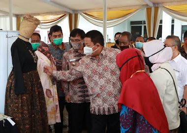 Gubernur Buka Semarak Batik Lampung dan Tanaman Hias 2020