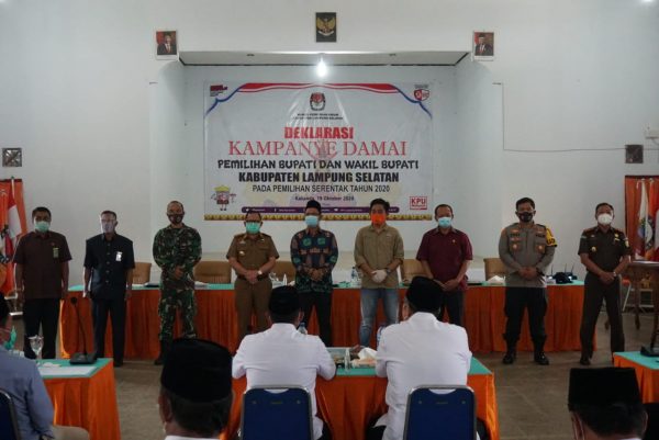 KPU Lamsel Gelar Deklarasi Kampanye Damai