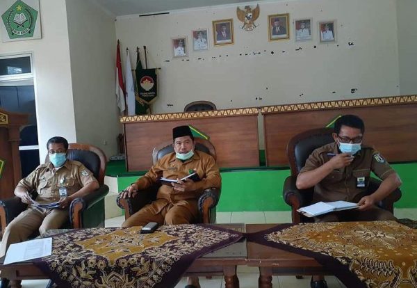 Kemenag Pringsewu Pimpin Rapat Evaluasi Anggaran dan Disiplin Pegawai