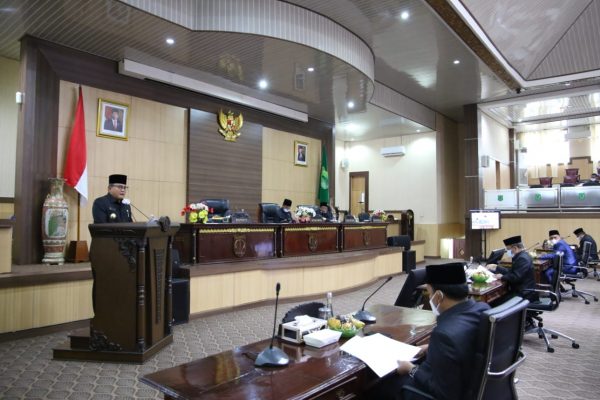 Dodi Reza Sampaikan Empat Raperda Inisiatif Pemkab Muba Tahun 2020