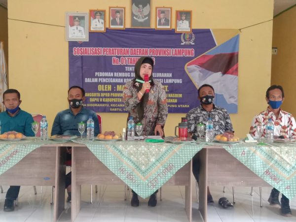 Mardiana Sosialisasikan Perda 1/2016 di Desa Sidorahayu