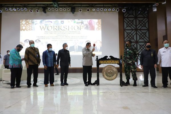 Bupati Muba DRA Buka Workshop Monitoring dan Evaluasi Penyaluran dan Penggunaan DD