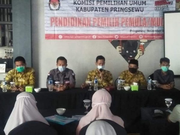 KPU Pringsewu Sosialisasi Pendidikan Pemilih Pemula