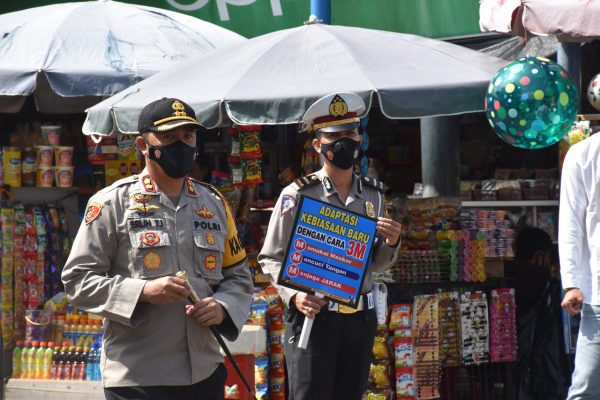 Polres Muba Apel Gabungan Operasi Yustisi Covid-19