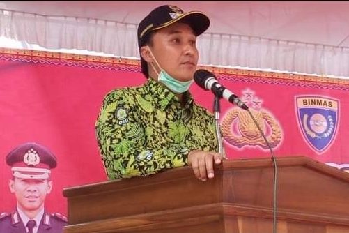 Muncul Ke Publik Wakil Bupati Tulang Bawang Hendriansyah Hadiri Pengukuhan Pokdar Kamtibmas Tuba