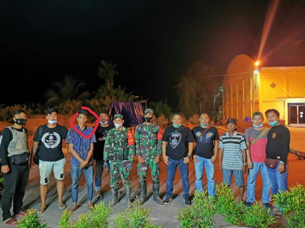 Gabung Tekab 308 Polda Lampung-Mesuji Tangkap Penembak Petani Sawit di  Tanjung Raya