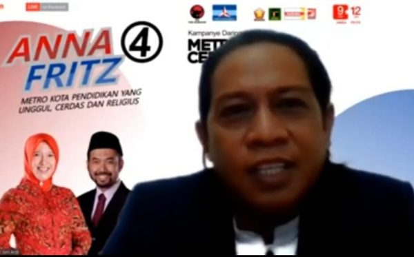 Calon Walikota Anna-Frizt Edukasi Pemilih Lewat Kampanye Virtual Dan Libatkan Narasumber Tokoh Masyarakat