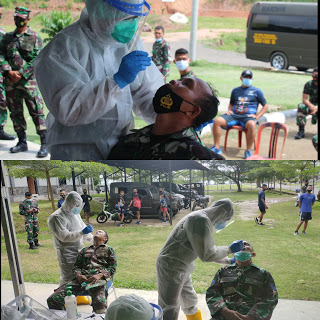 Pulang Tugas Puluhan Prajurit Marinir Covid-19 Kolonel Nawawi Terapkan Tracing Tes dan Terapi