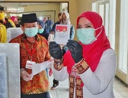 Data Aplikasi Gerbang Demokrasi Real Count Eva Dwiana Unggul 57,35% Suara