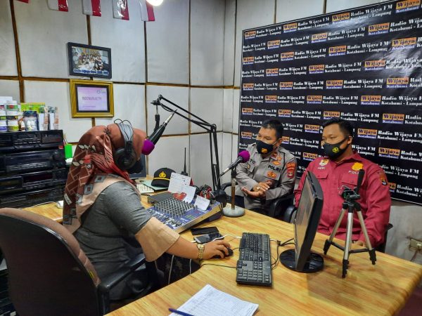 Rekrutmen Proaktif Calon Anggota Polri, Polres Lampung Utara Sosialisasi Melalui Radio
