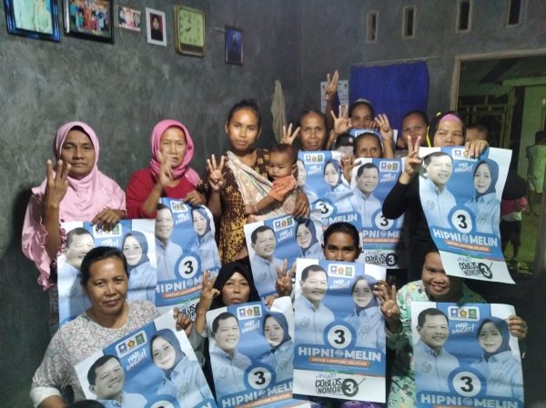 Tonton Debat Masyarakat Natar Mantapkan Dukungan Kepada Hipni-Melin