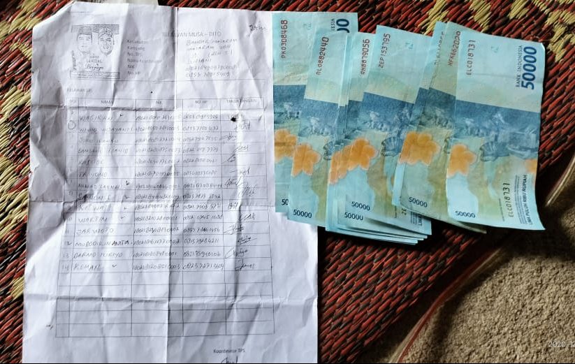 Lagi Tim Tangkap Tangan Dugaan Money Politik Musa-Dito di Terbanggi Besar